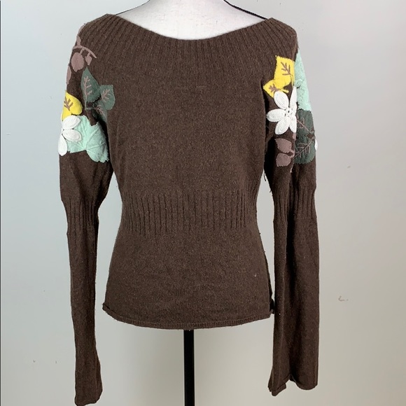 Moth sz XL embroidered cardigan bell sleeve - Picture 3 of 16